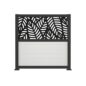 Full Privacy Panel with Decorative Screen Panel Top