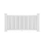 Balaustres ronds en aluminium noir