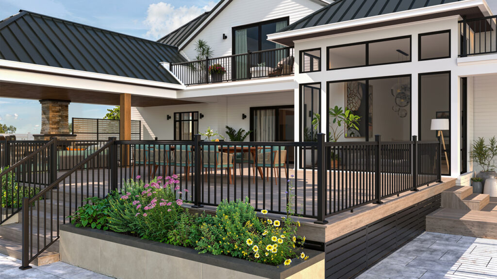 10 tendencias elegantes en barandillas para tu espacio exterior