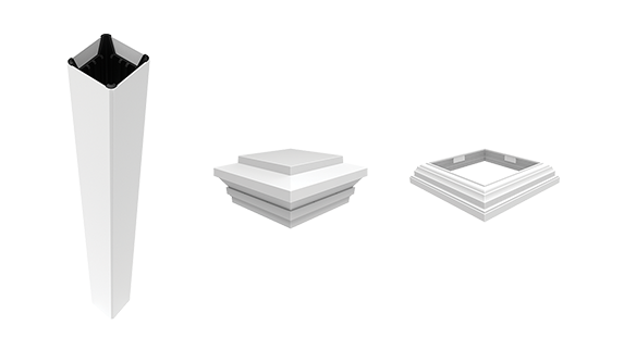 Posts, Post Caps, Trim Rings