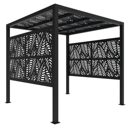 8′ x 8′ Pergola with Double Wall Add-On
