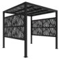 8' x 8' Pergola with Double Wall Add-On