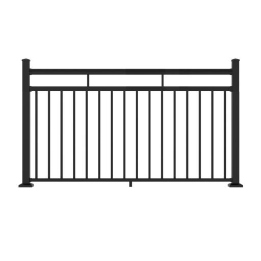Avalon® with Square Balusters and 2-to-3 Rail Adapter
