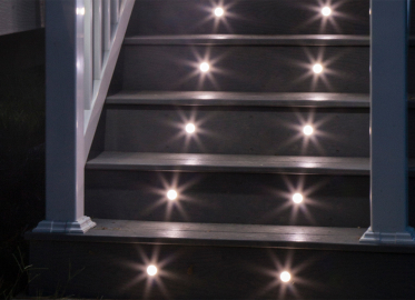 Luces empotradas para terrazas